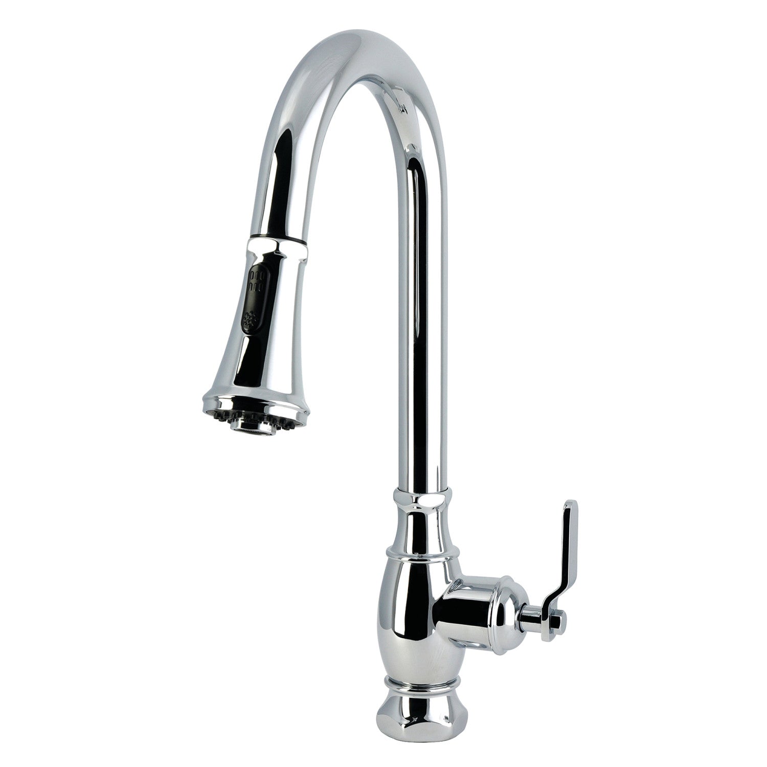 Kingston Whitaker LS8691KL Single-Handle Pull-Down Kitchen Faucet, Polished Chrome