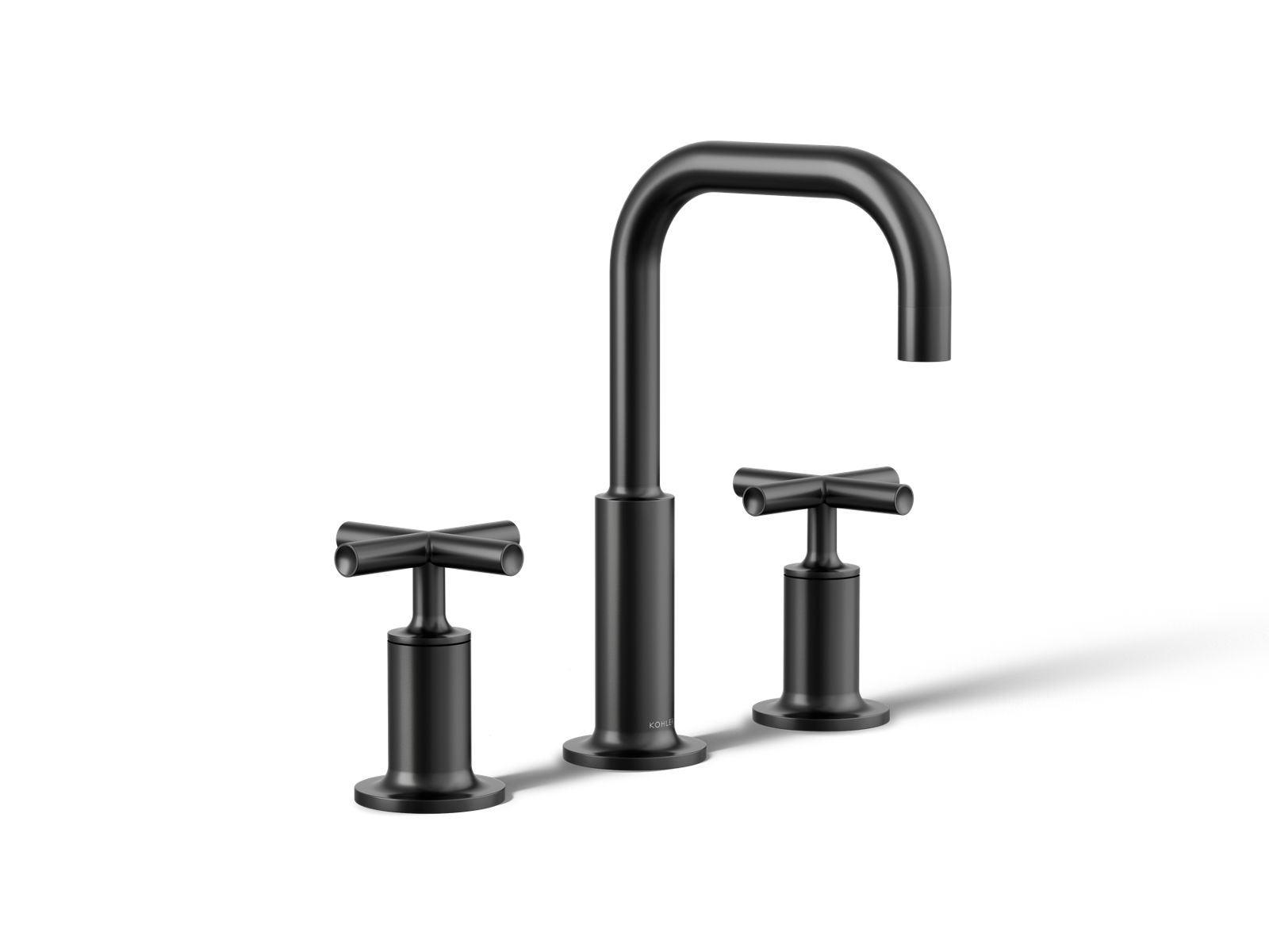 Purist® Widespread bathroom sink faucet with Cross handles, 1.2 gpm
