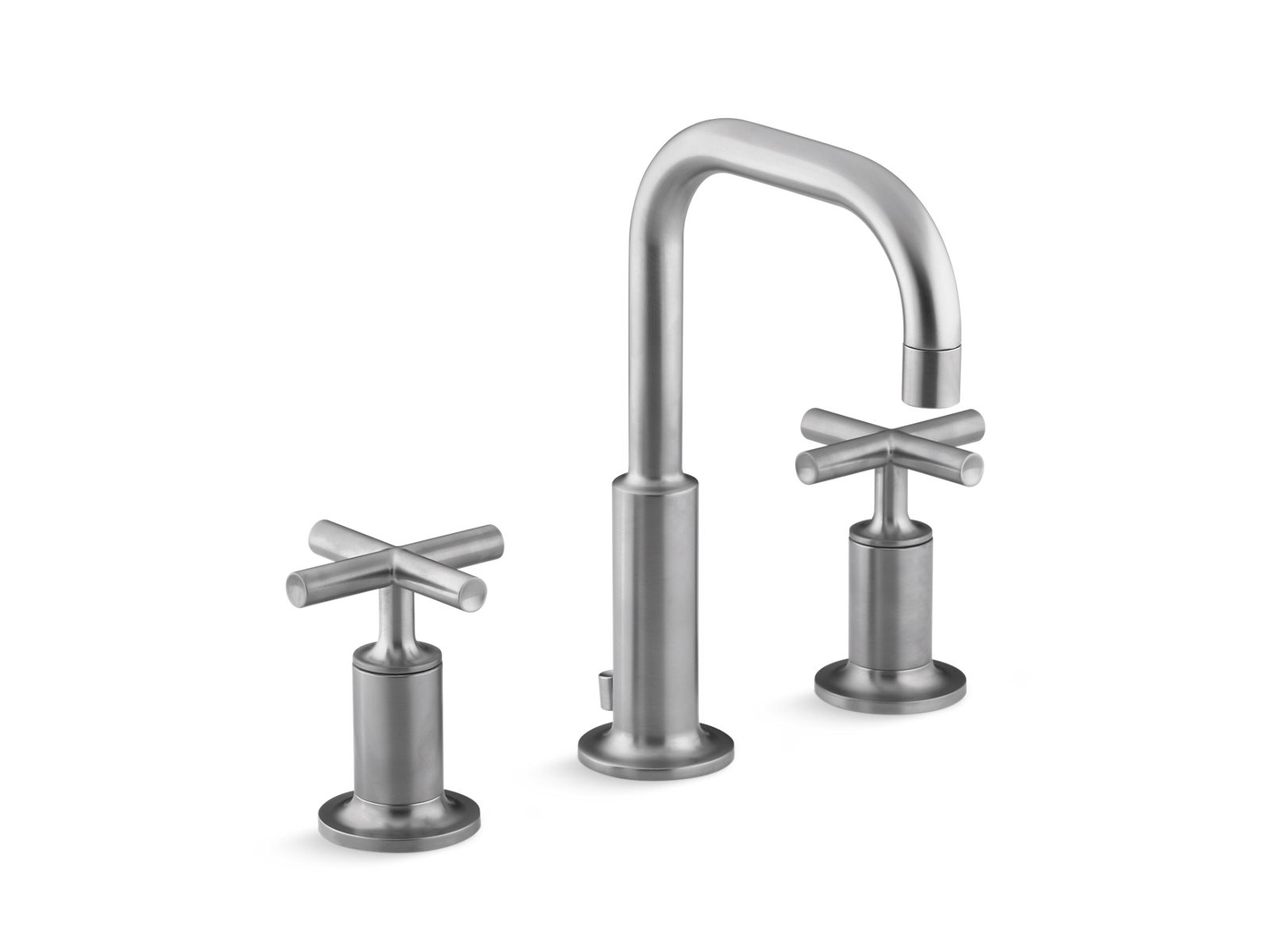 Purist® Widespread bathroom sink faucet with Cross handles, 1.2 gpm — image 1