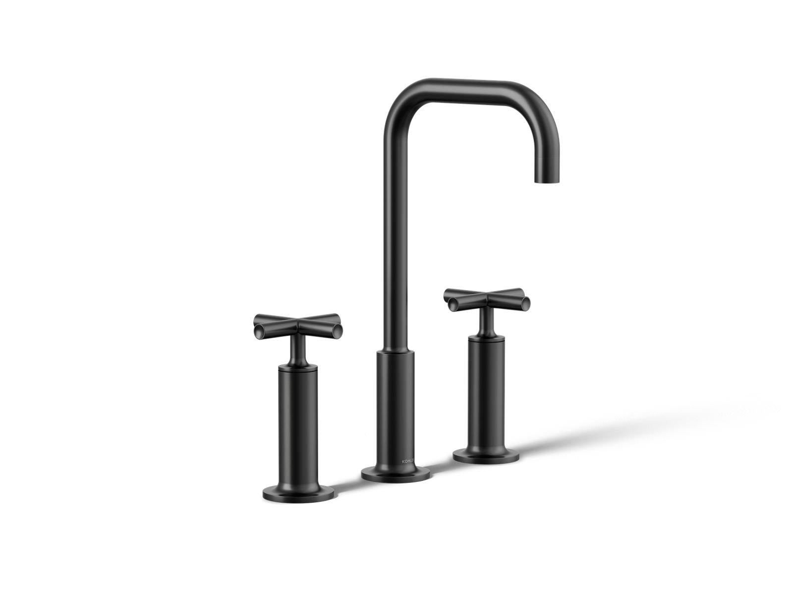 Purist® Widespread bathroom sink faucet with Cross handles, 1.2 gpm