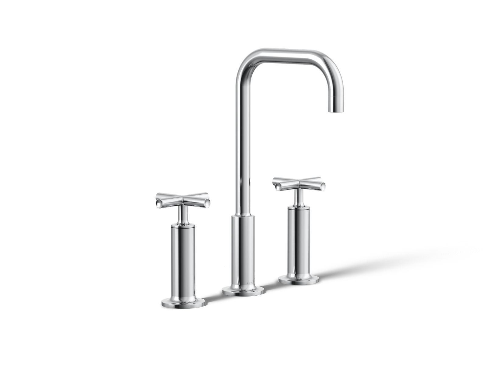 Purist® Widespread bathroom sink faucet with Cross handles, 1.2 gpm — image 1