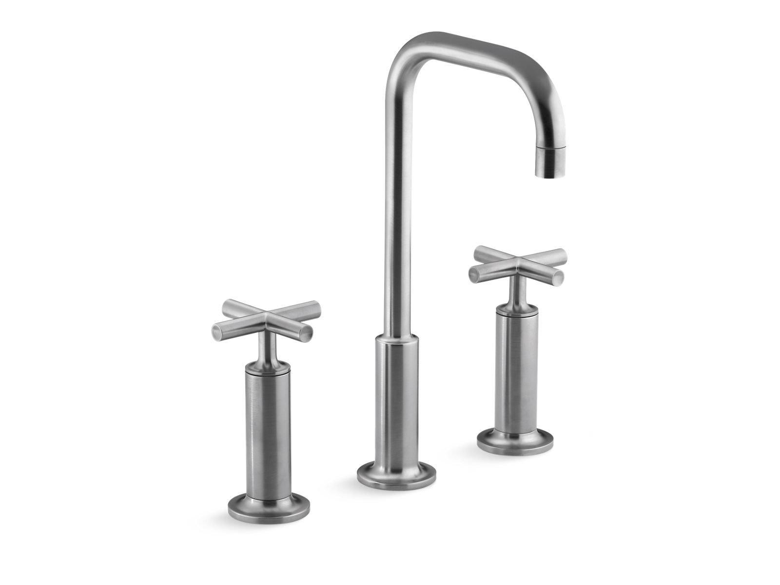 Purist® Widespread bathroom sink faucet with Cross handles, 1.2 gpm — image 1