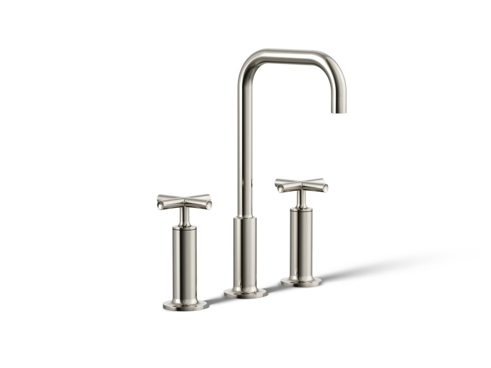 Purist® Widespread bathroom sink faucet with Cross handles, 1.2 gpm — image 1