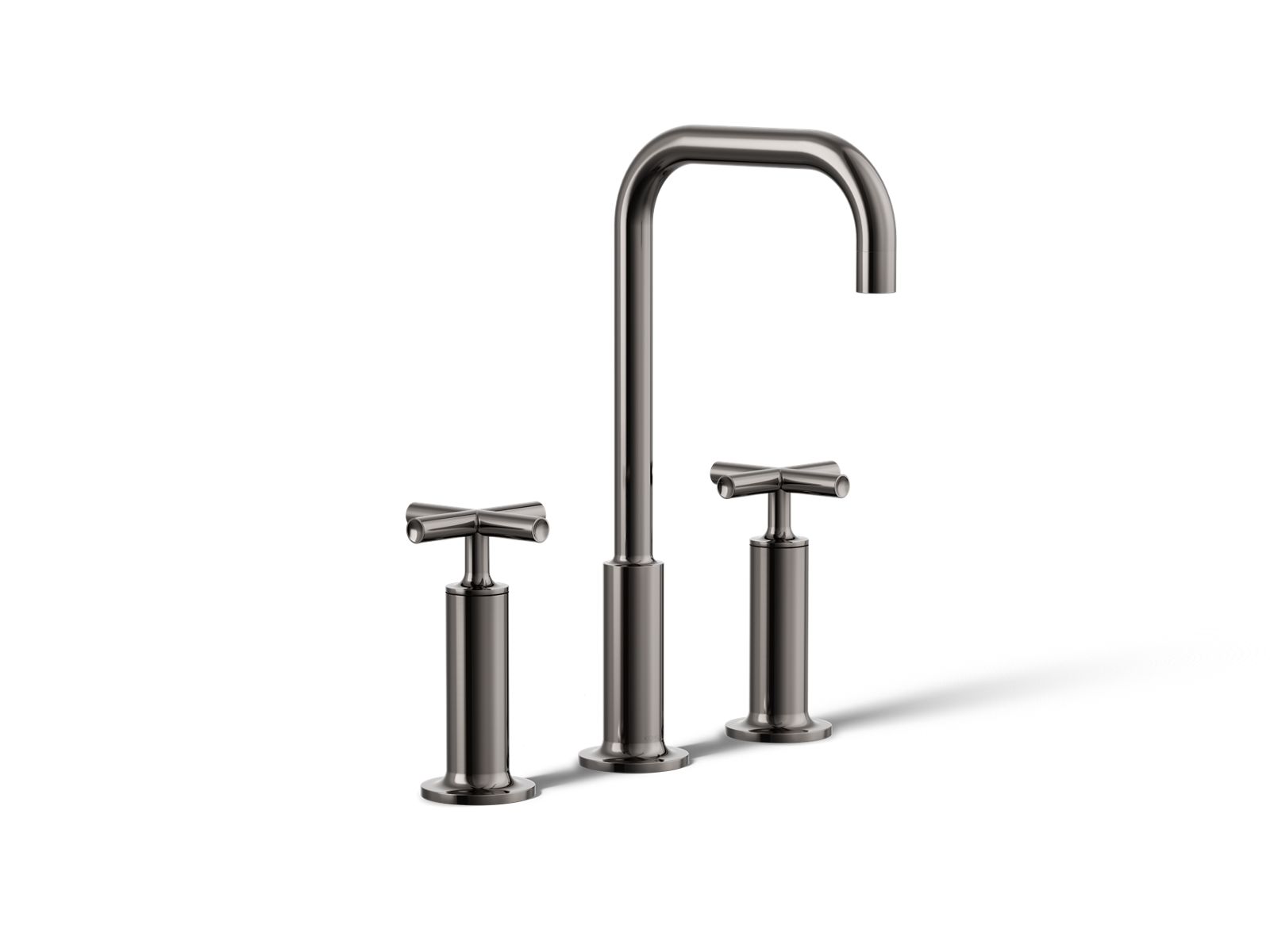 Purist® Widespread bathroom sink faucet with Cross handles, 1.2 gpm