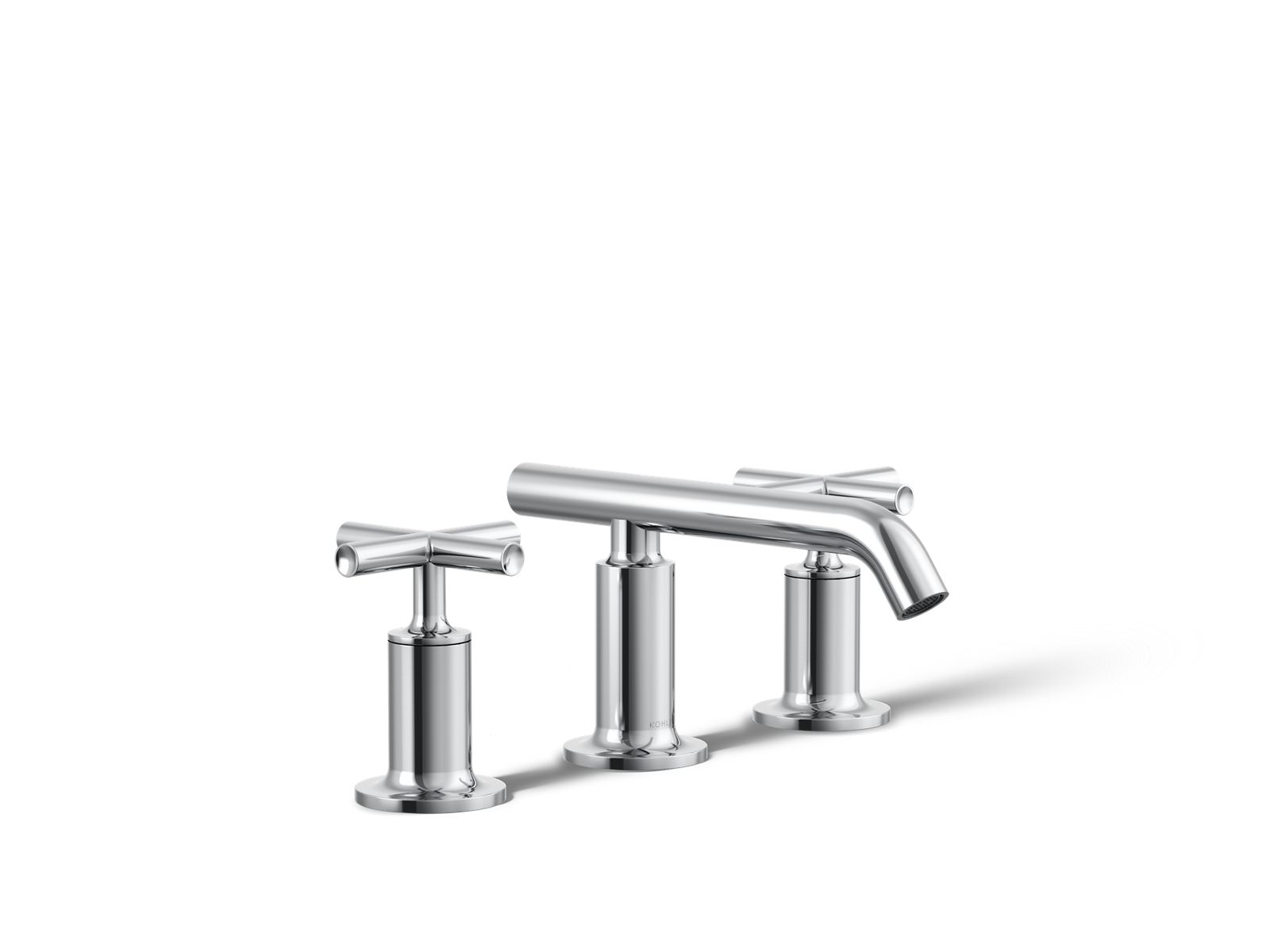 Purist® Widespread bathroom sink faucet with Cross handles, 1.2 gpm — image 1