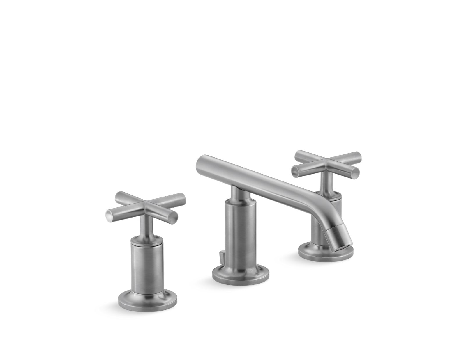 Purist® Widespread bathroom sink faucet with Cross handles, 1.2 gpm — image 1