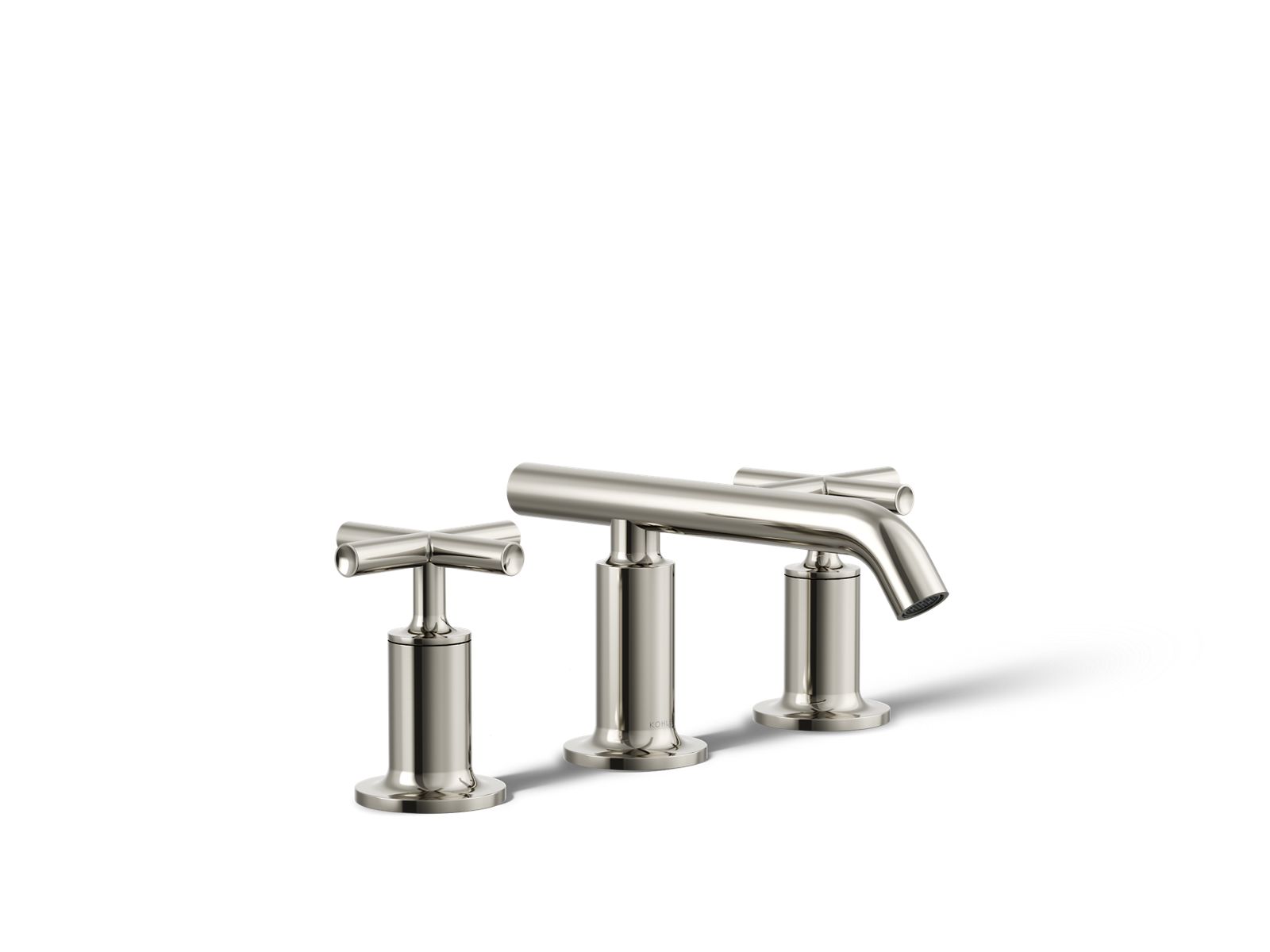 Purist® Widespread bathroom sink faucet with Cross handles, 1.2 gpm