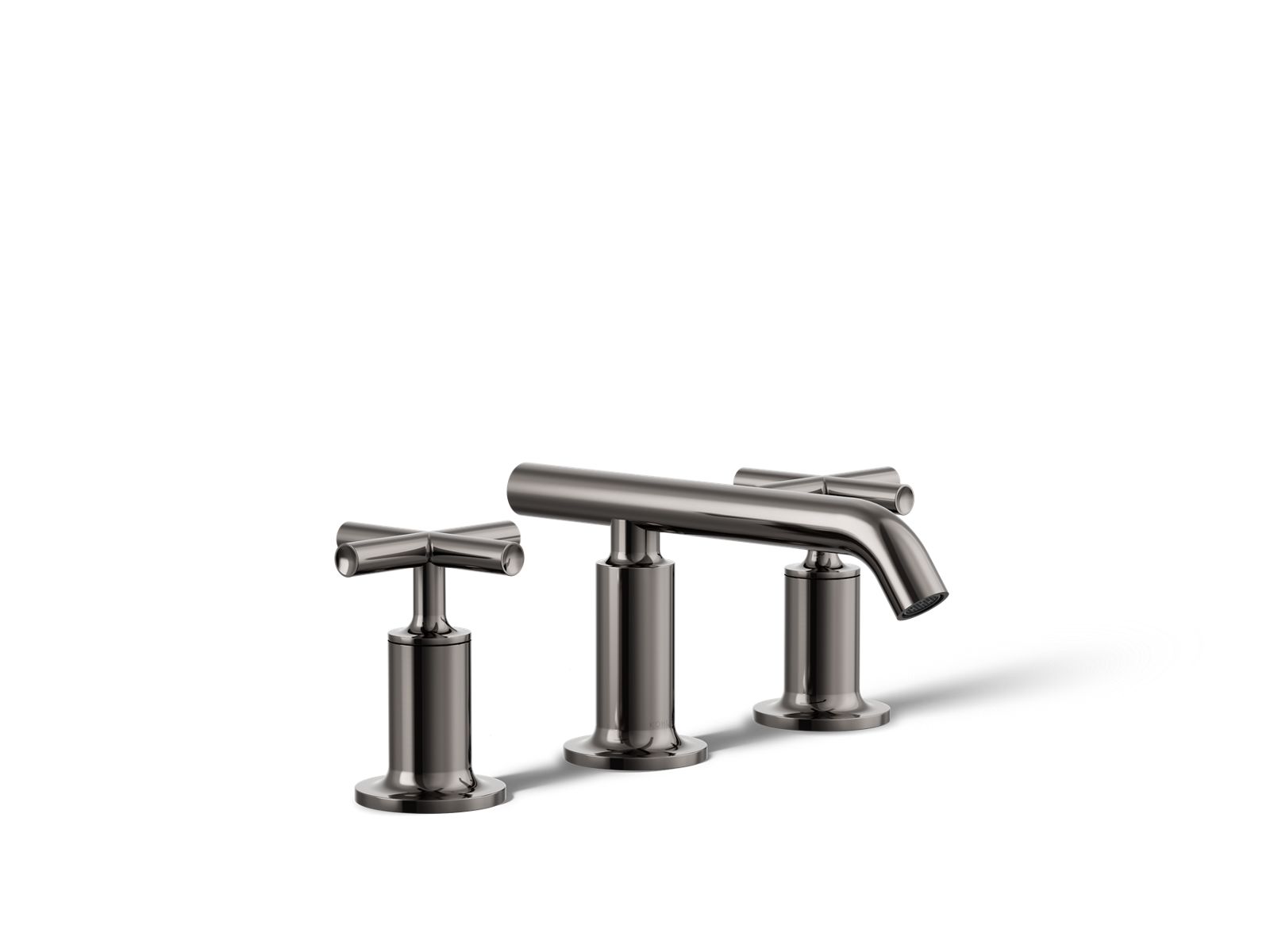 Purist® Widespread bathroom sink faucet with Cross handles, 1.2 gpm