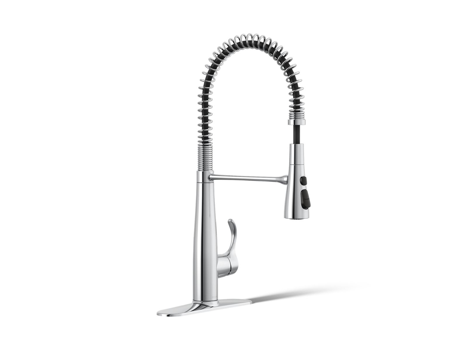 Simplice® Semi-professional kitchen sink faucet with three-function sprayhead