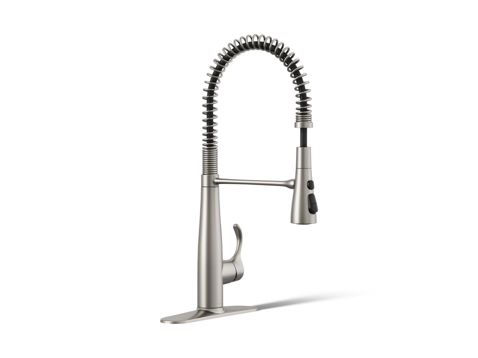 Simplice® Semi-professional kitchen sink faucet with three-function sprayhead — image 1