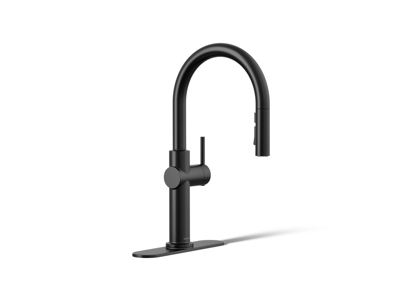 Crue® Pull-down kitchen sink faucet with three-function sprayhead