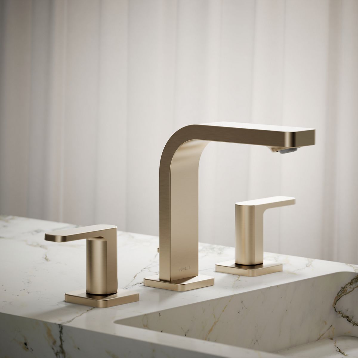 Parallel® Widespread bathroom sink faucet, 1.0 gpm — thumbnail 2
