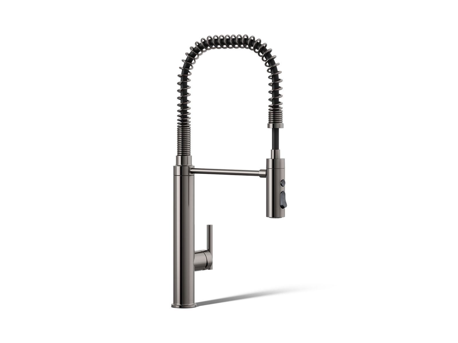 Purist® Semi-professional kitchen sink faucet with three-function sprayhead