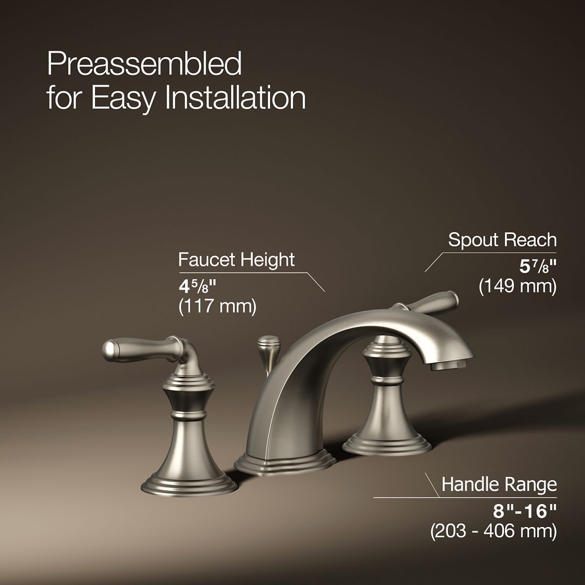 Devonshire® Widespread bathroom sink faucet, 1.2 gpm — thumbnail 3