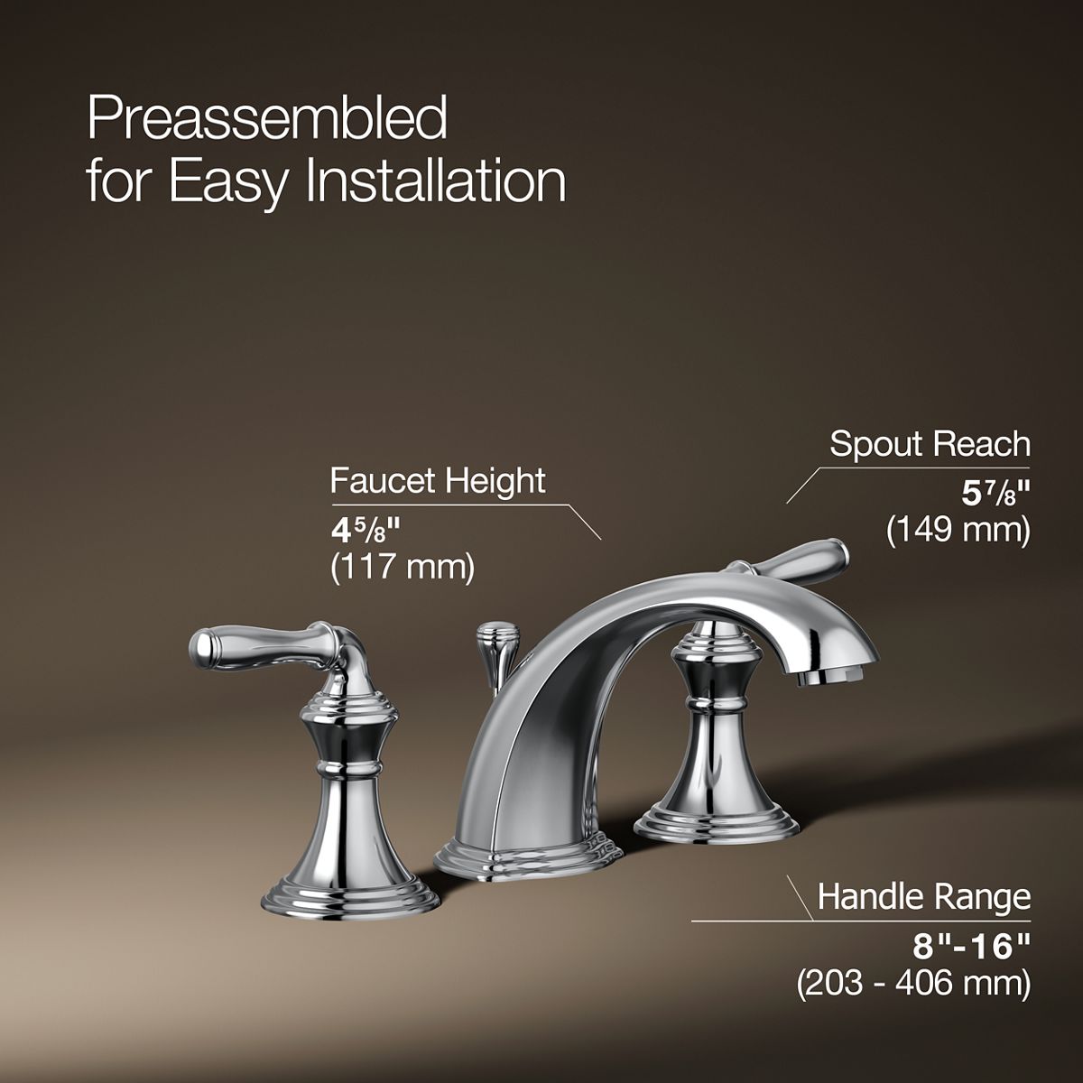 Devonshire® Widespread bathroom sink faucet, 1.2 gpm — thumbnail 3