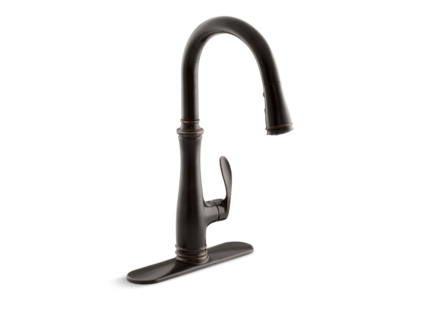 Bellera® Pull-down kitchen sink faucet with three-function sprayhead — image 1