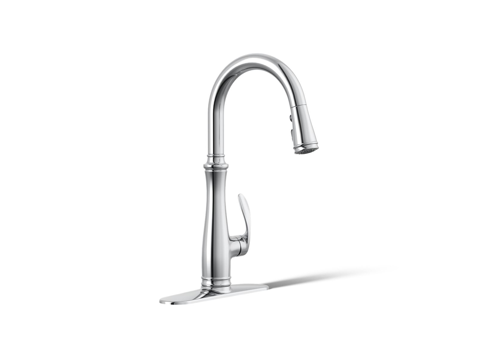 Bellera® Pull-down kitchen sink faucet with three-function sprayhead — image 1