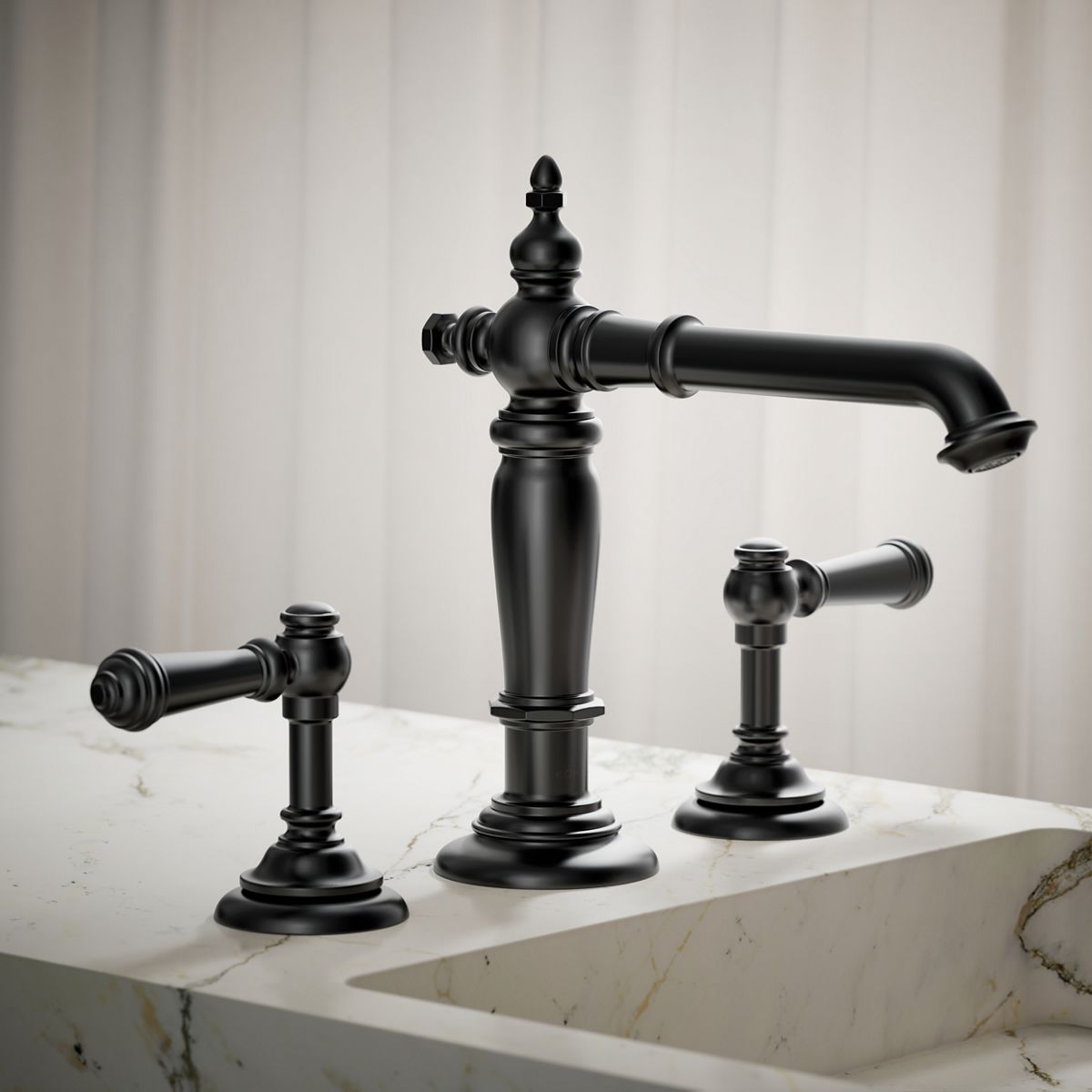 Artifacts® Bathroom sink faucet spout with Column design, 1.2 gpm — thumbnail 2