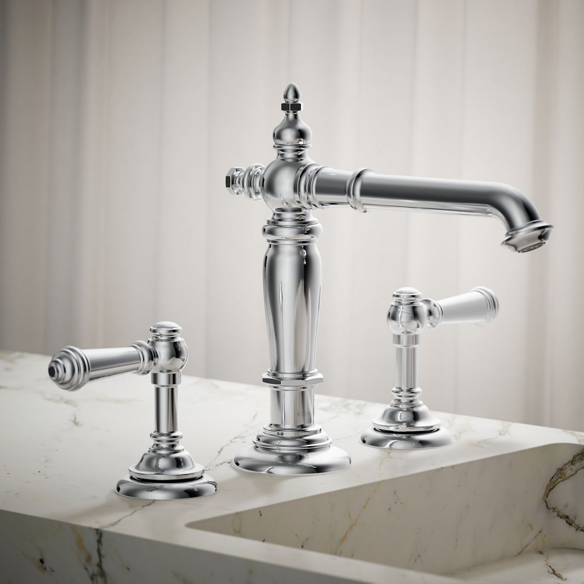 Artifacts® Bathroom sink faucet spout with Column design, 1.2 gpm — thumbnail 2
