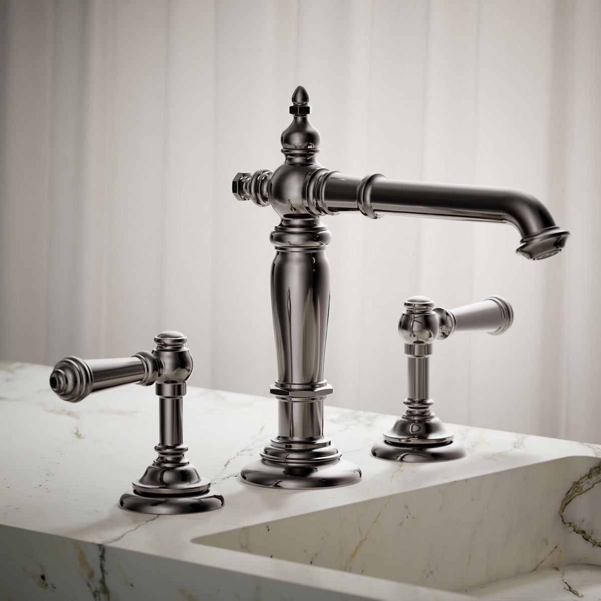 Artifacts® Bathroom sink faucet spout with Column design, 1.2 gpm — thumbnail 2