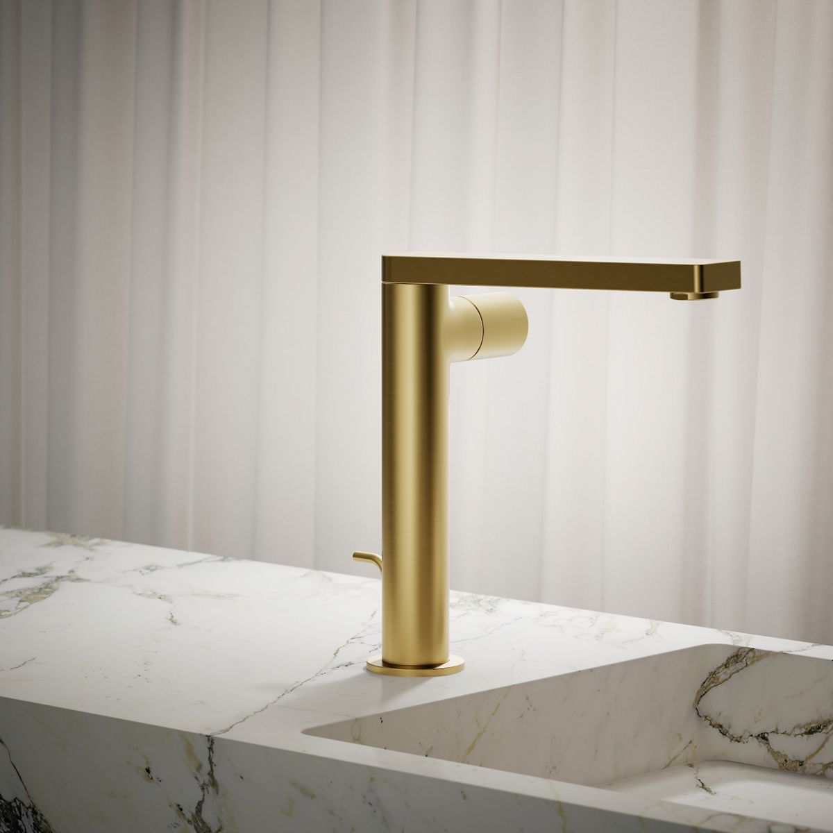 Composed® Tall single-handle bathroom sink faucet with Cylindrical handle, 1.2 gpm — thumbnail 2