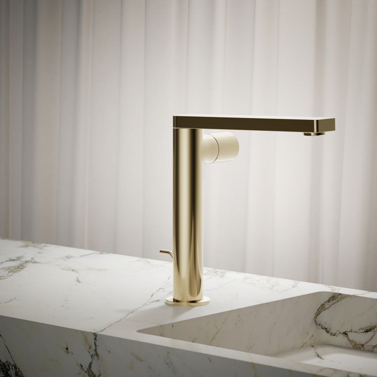 Composed® Tall single-handle bathroom sink faucet with Cylindrical handle, 1.2 gpm — thumbnail 2