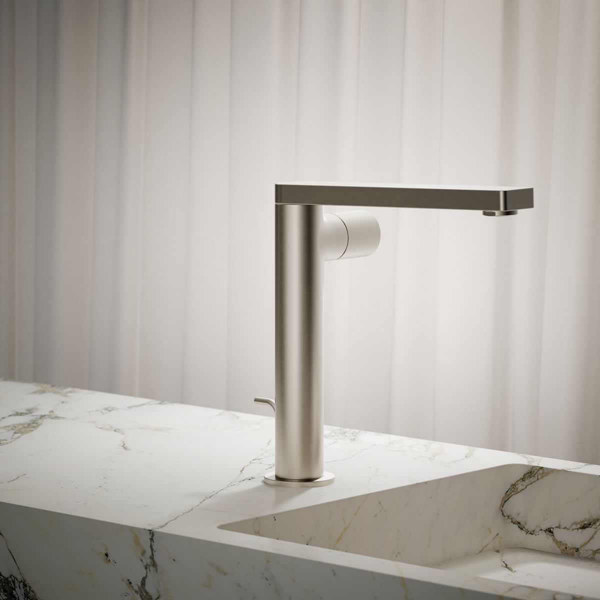 Composed® Tall single-handle bathroom sink faucet with Cylindrical handle, 1.2 gpm — thumbnail 2