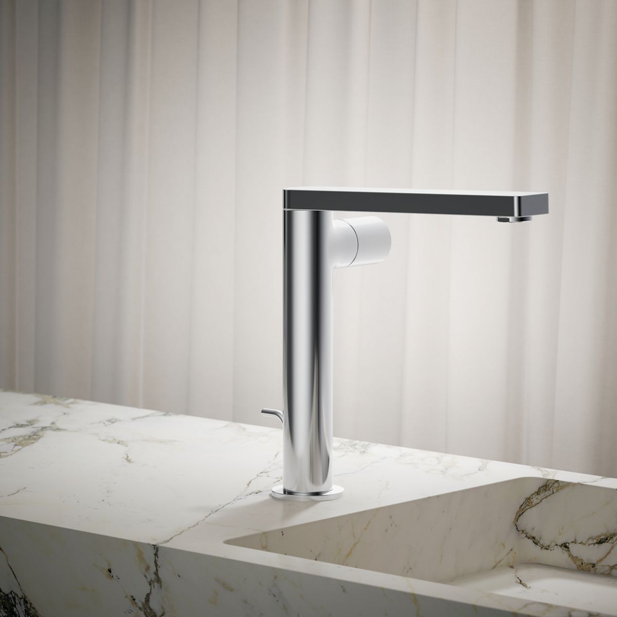 Composed® Tall single-handle bathroom sink faucet with Cylindrical handle, 1.2 gpm — thumbnail 2