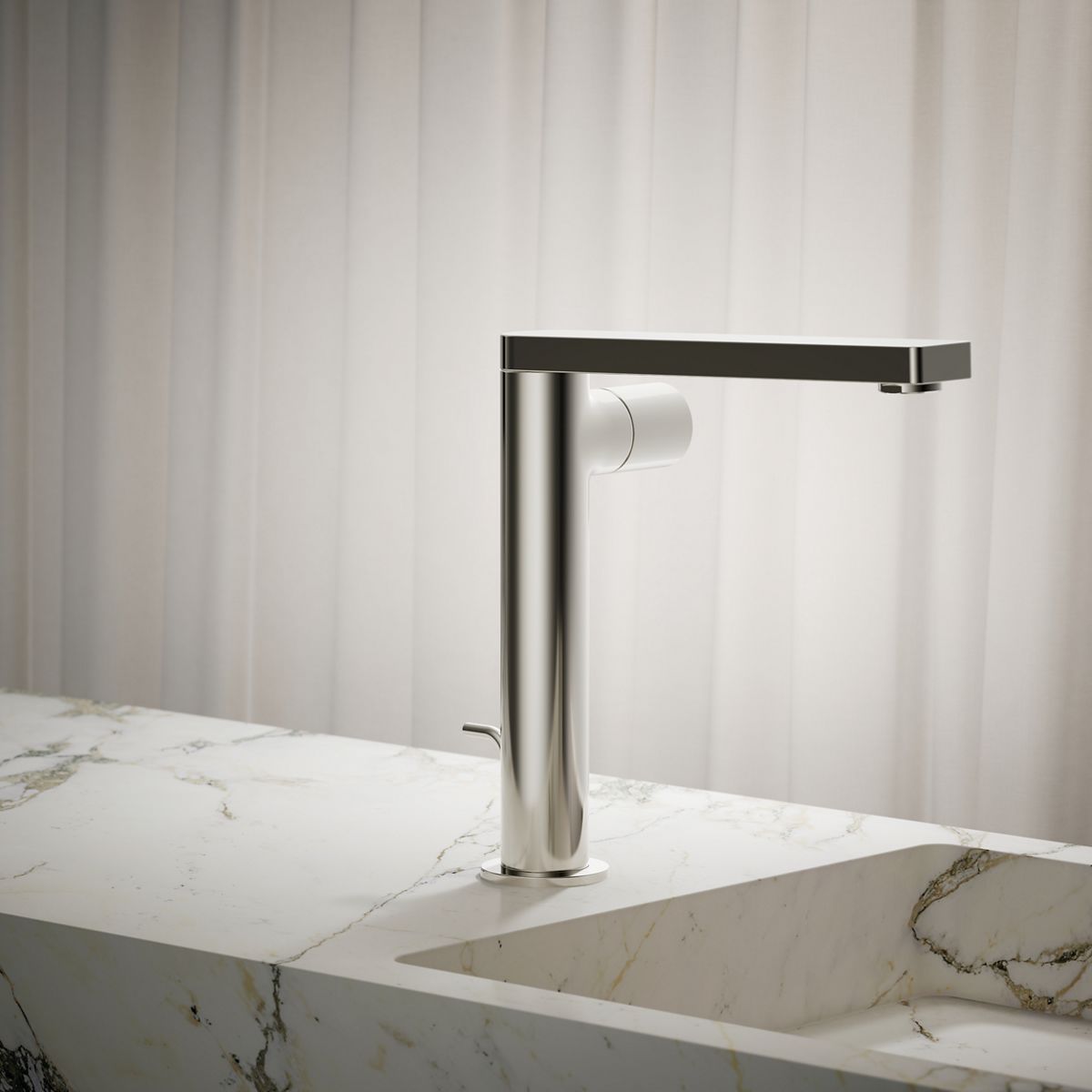 Composed® Tall single-handle bathroom sink faucet with Cylindrical handle, 1.2 gpm — thumbnail 2