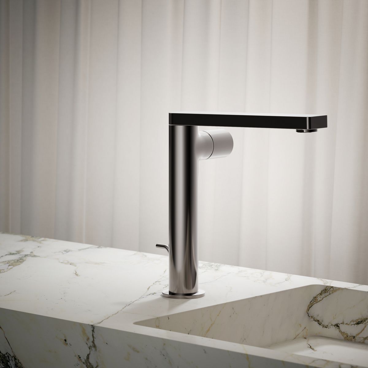 Composed® Tall single-handle bathroom sink faucet with Cylindrical handle, 1.2 gpm — thumbnail 2