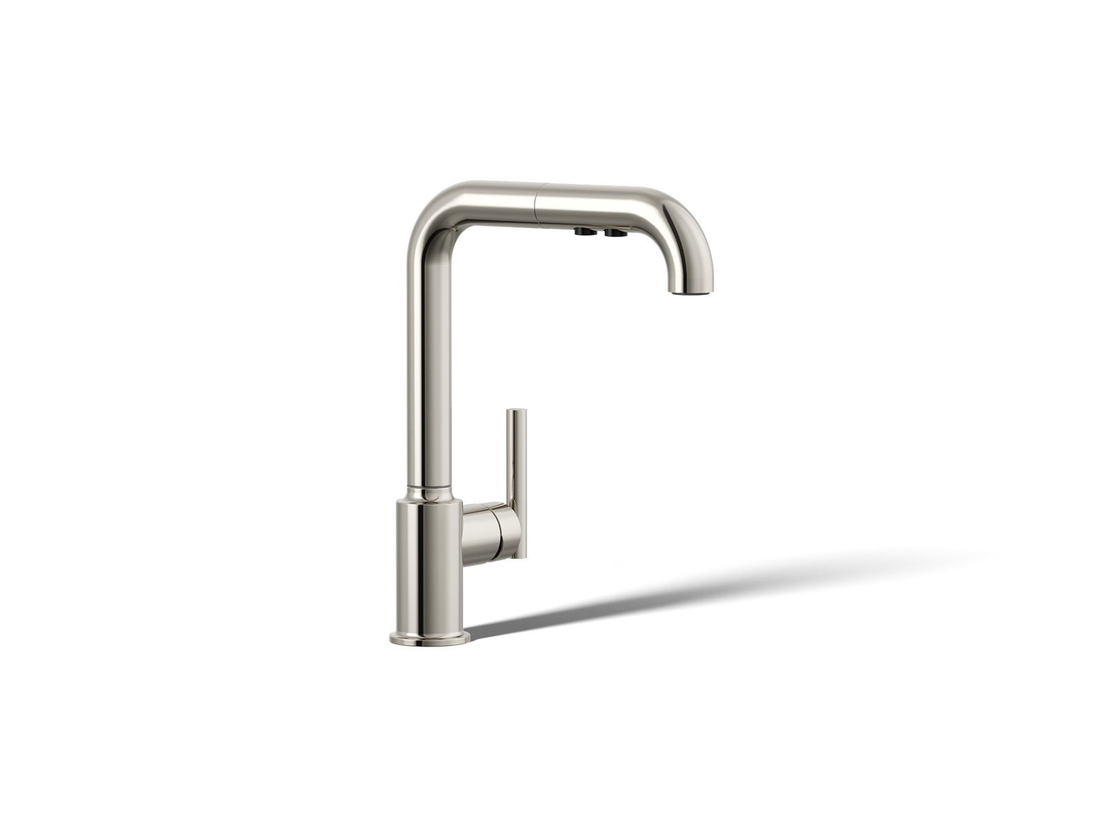 Purist® Pull-out kitchen sink faucet with three-function sprayhead — image 1