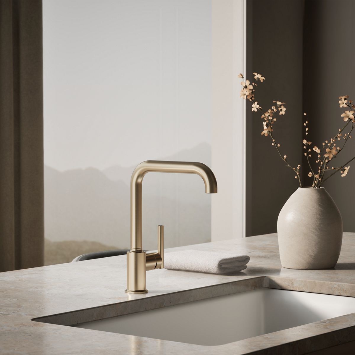 Purist® Single-handle kitchen sink faucet — thumbnail 2