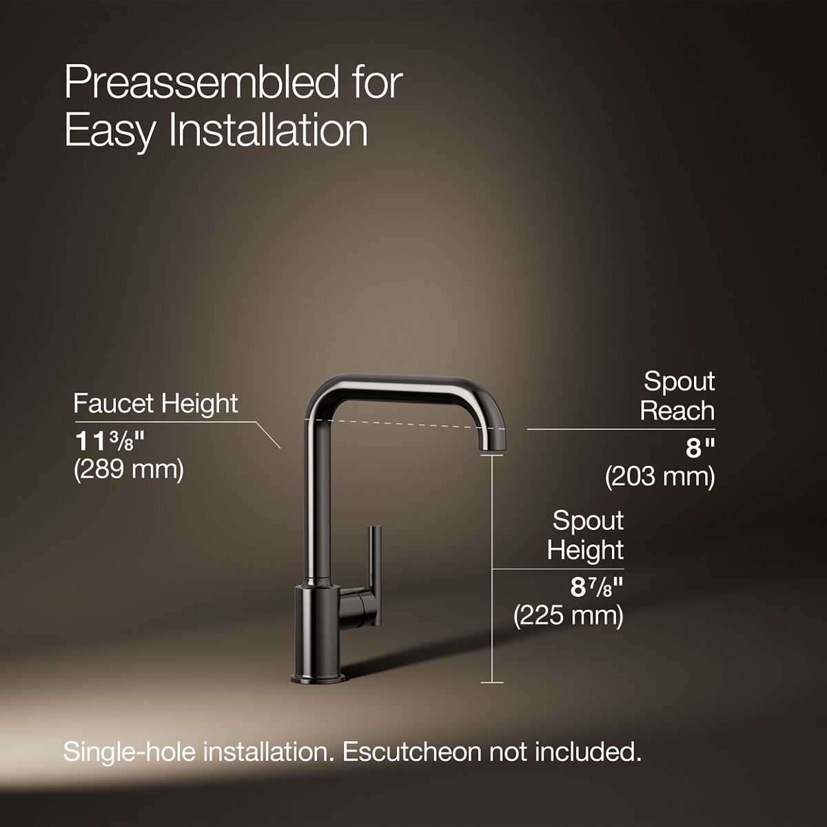 Purist® Single-handle kitchen sink faucet — thumbnail 3