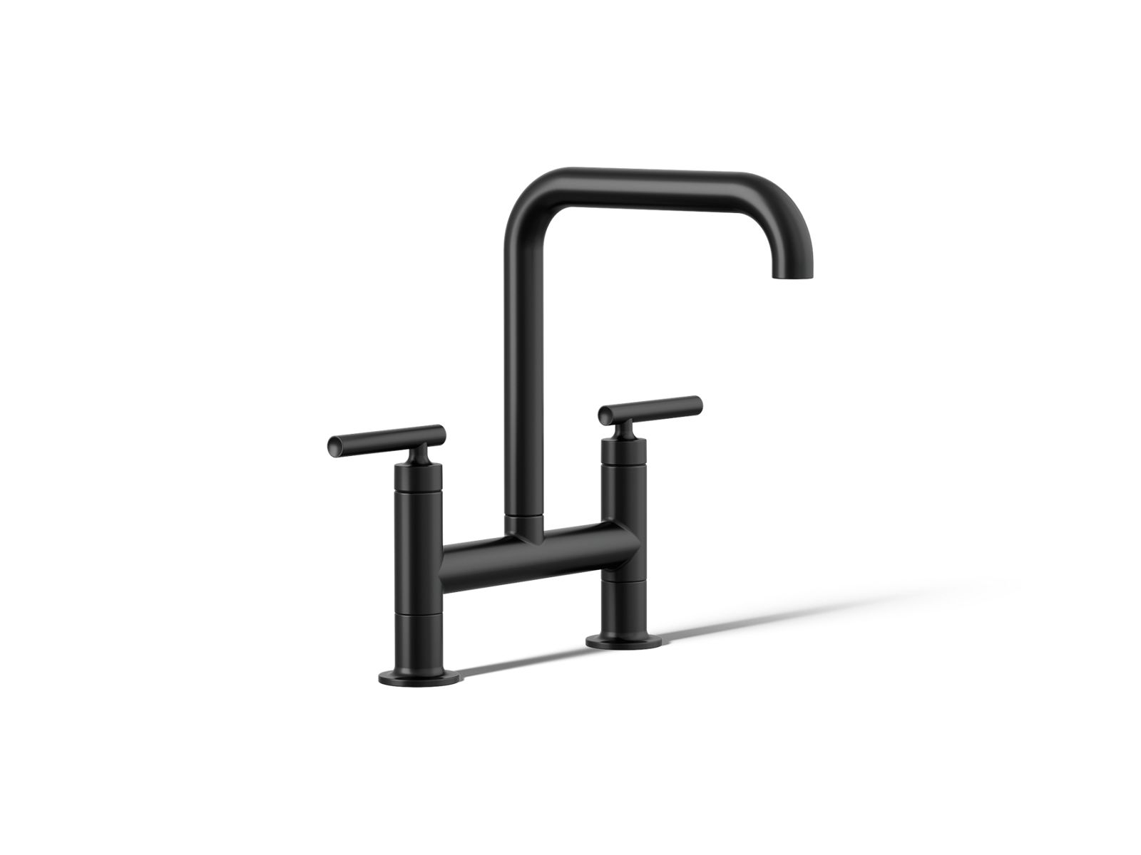Purist® Two-hole bridge kitchen sink faucet — image 1
