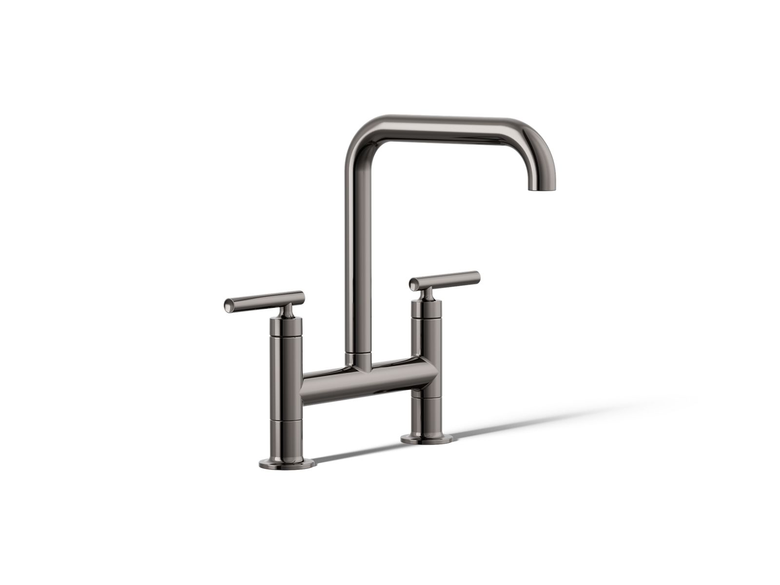 Purist® Two-hole bridge kitchen sink faucet — image 1