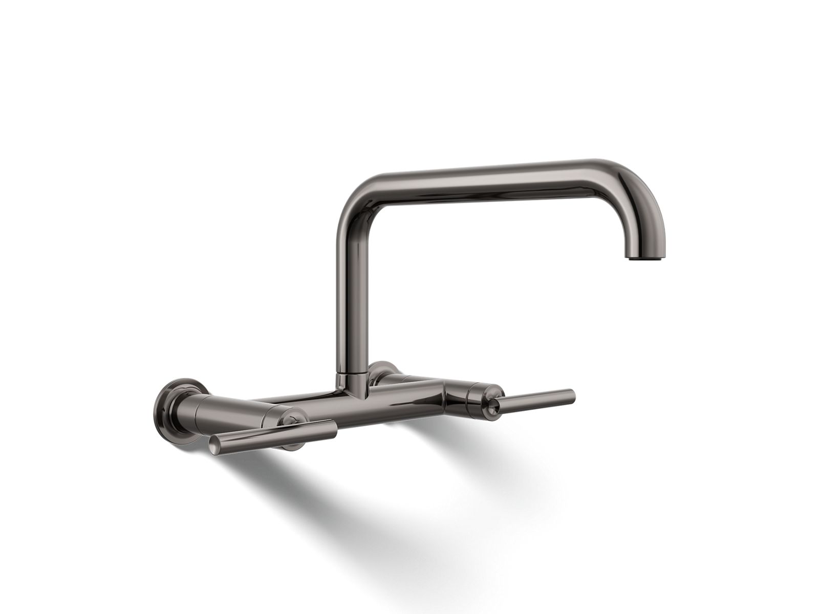 Purist® Two-hole wall-mount bridge kitchen sink faucet — image 1