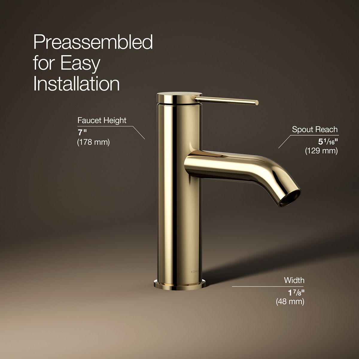 Components® Single-handle bathroom sink faucet, 1.2 gpm — thumbnail 3