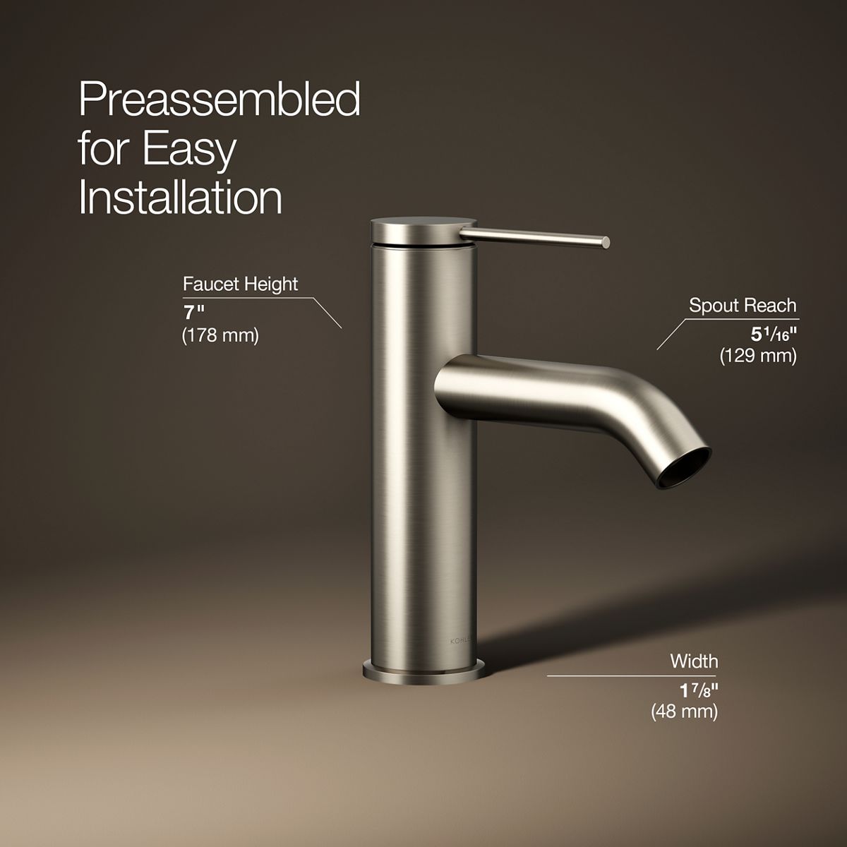 Components® Single-handle bathroom sink faucet, 1.2 gpm — thumbnail 3