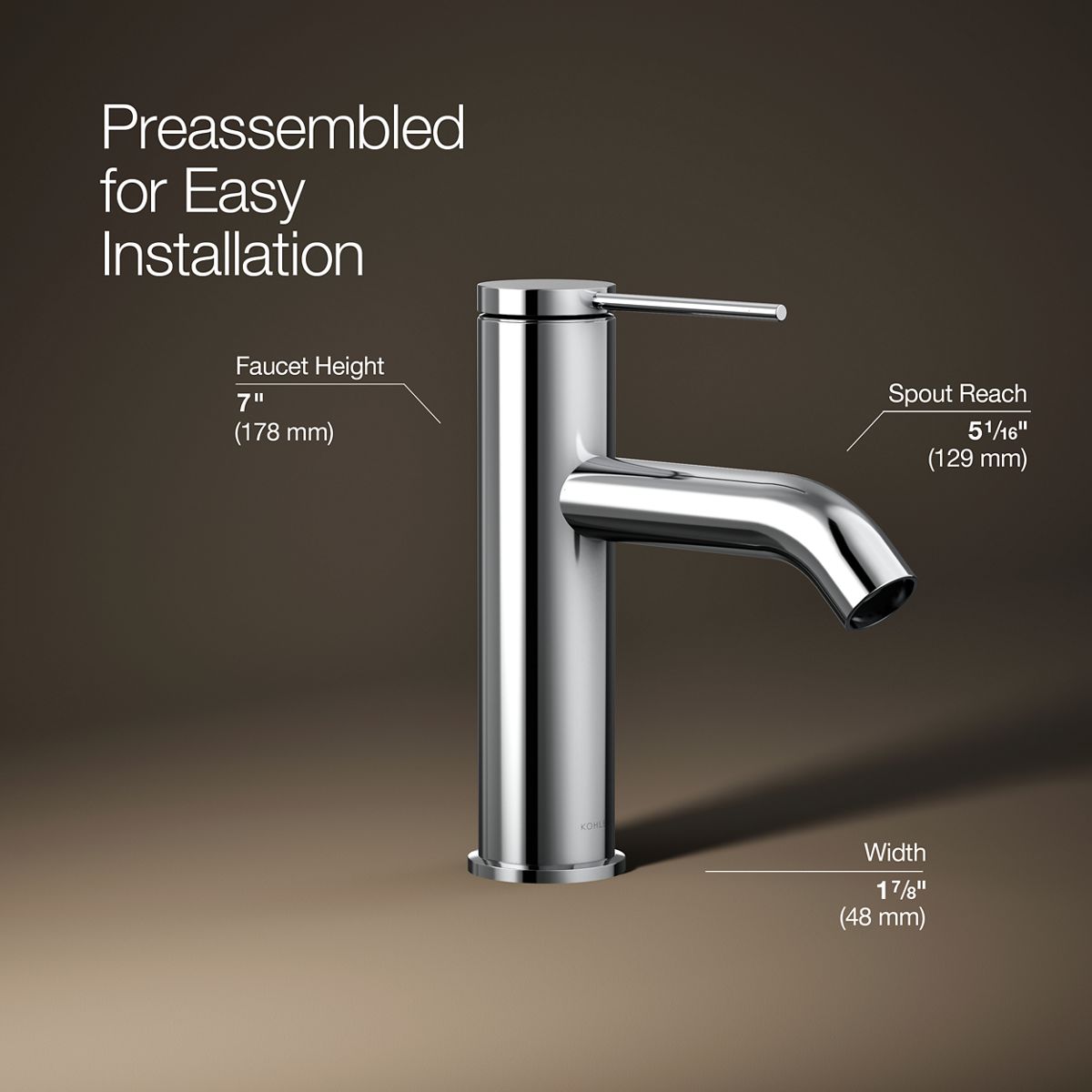 Components® Single-handle bathroom sink faucet, 1.2 gpm — thumbnail 3