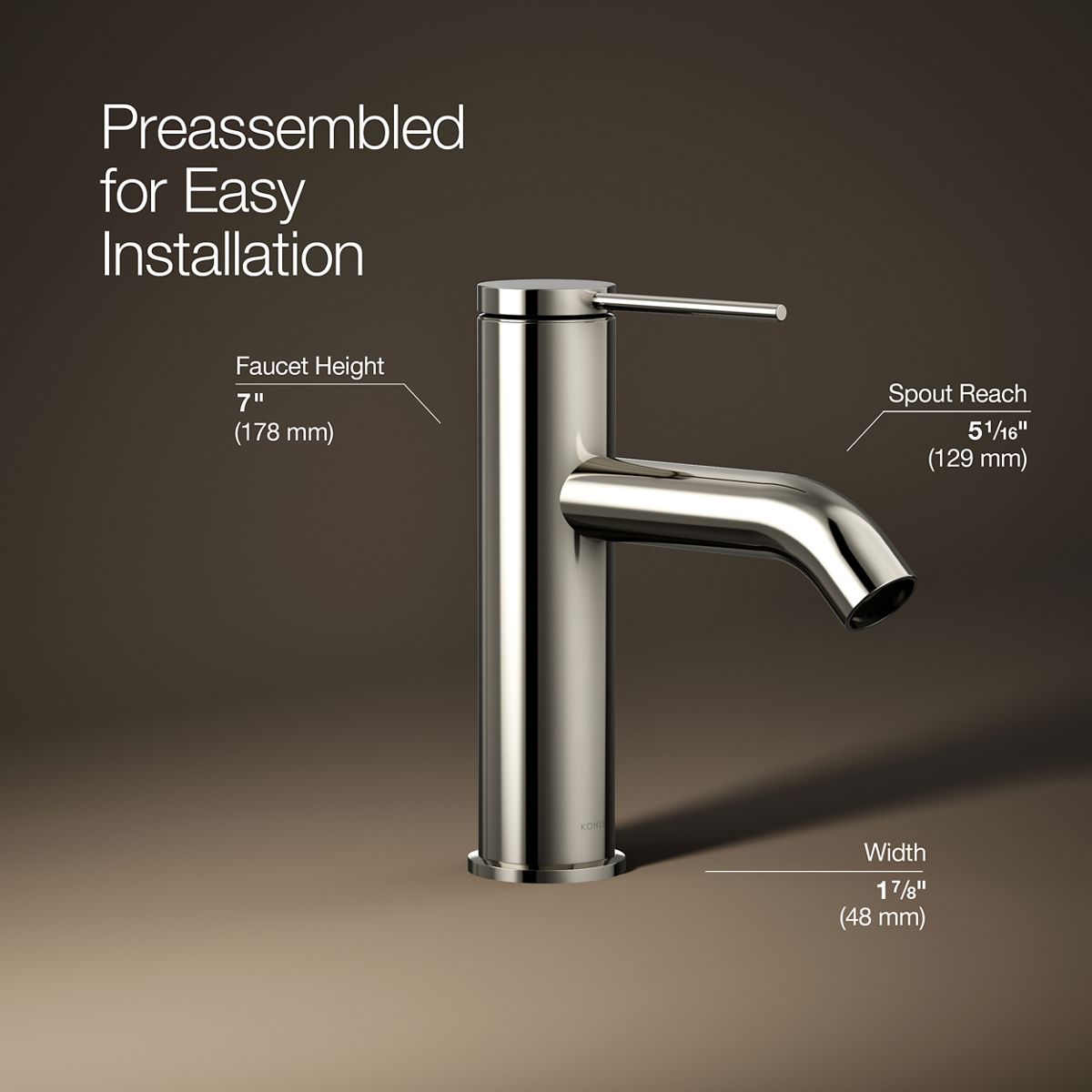 Components® Single-handle bathroom sink faucet, 1.2 gpm — thumbnail 3
