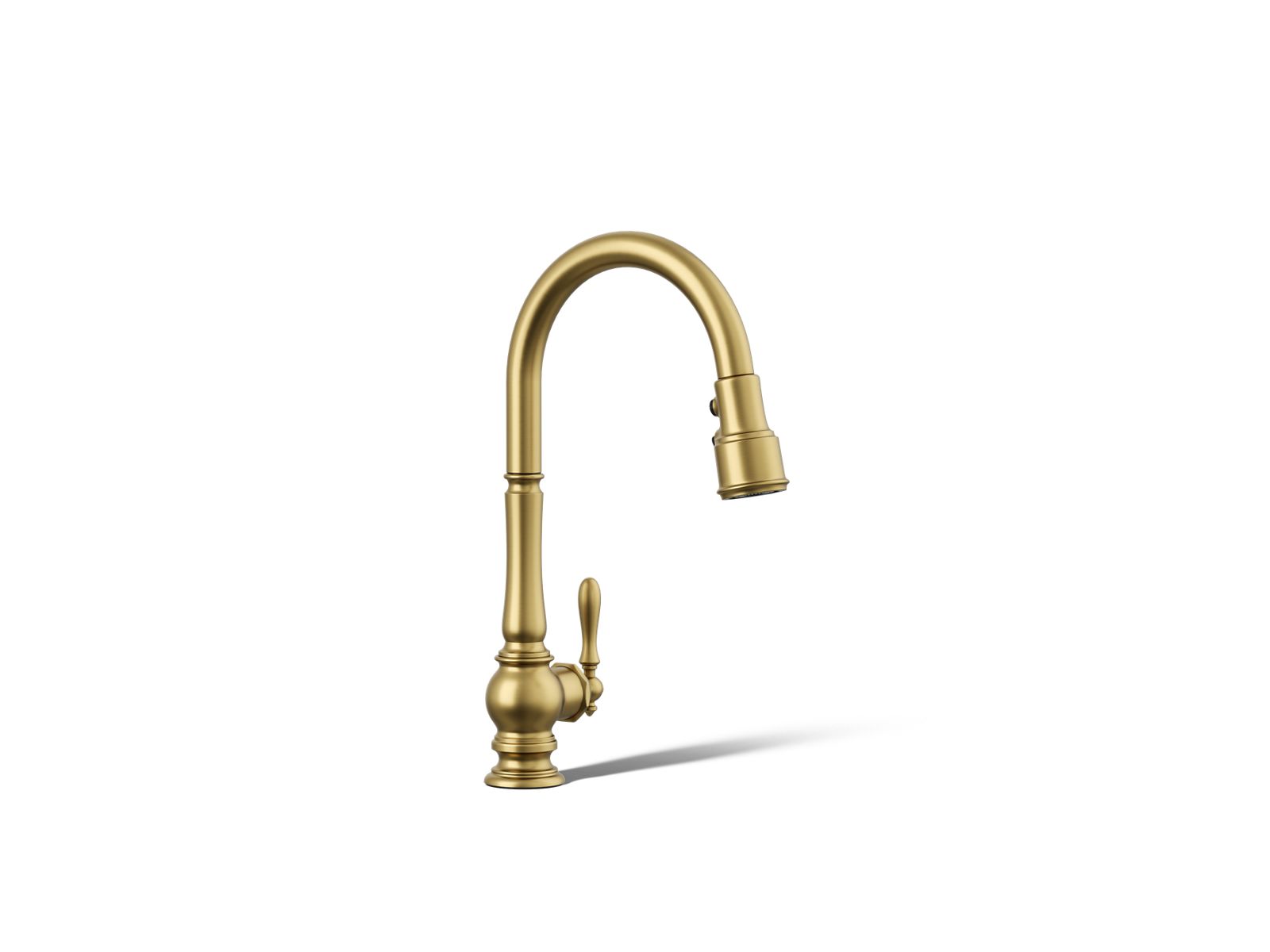 Artifacts® Pull-down kitchen sink faucet with three-function sprayhead — image 1