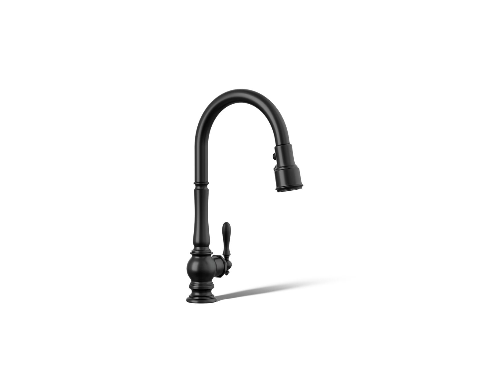 Artifacts® Pull-down kitchen sink faucet with three-function sprayhead — image 1