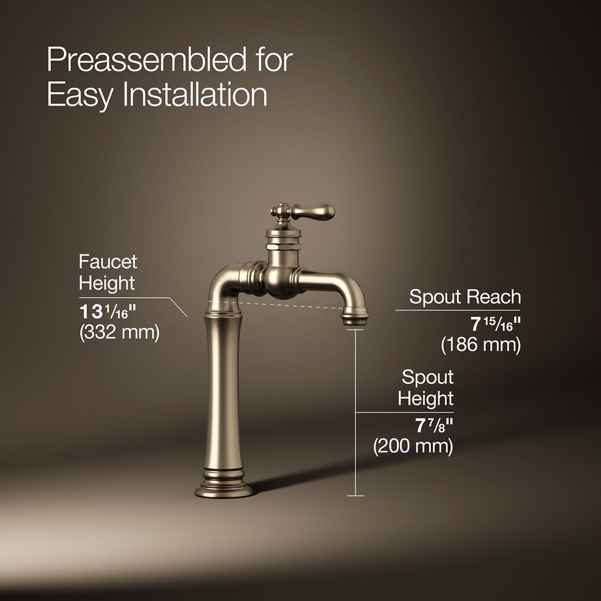 Artifacts® Gentleman's® Single-handle bar sink faucet — thumbnail 3