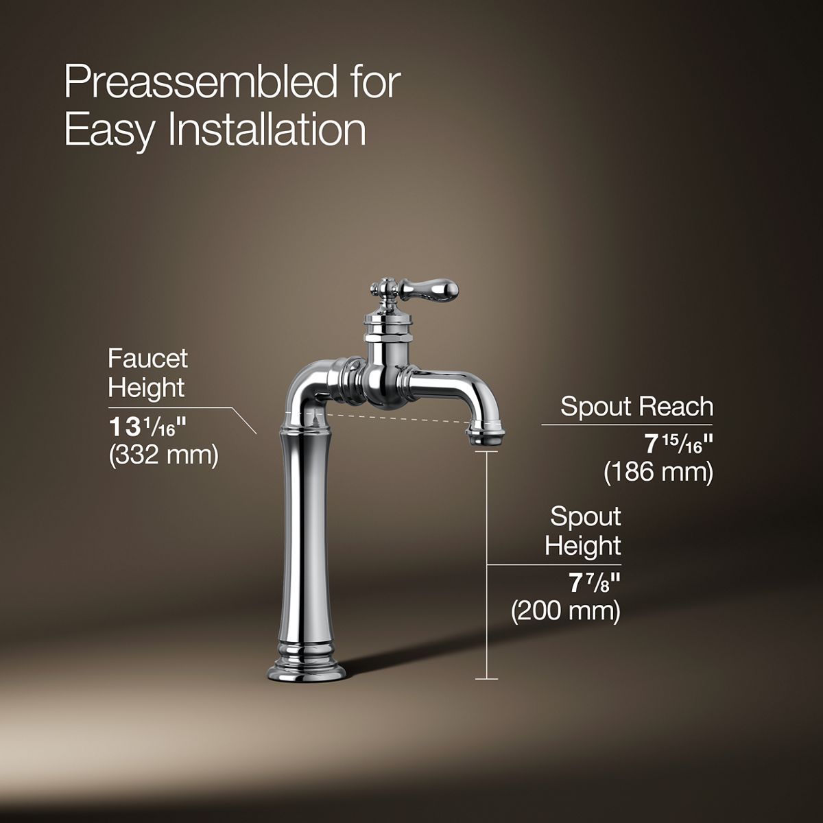 Artifacts® Gentleman's® Single-handle bar sink faucet — thumbnail 3