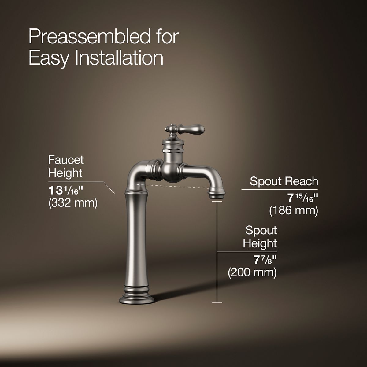 Artifacts® Gentleman's® Single-handle bar sink faucet — thumbnail 3