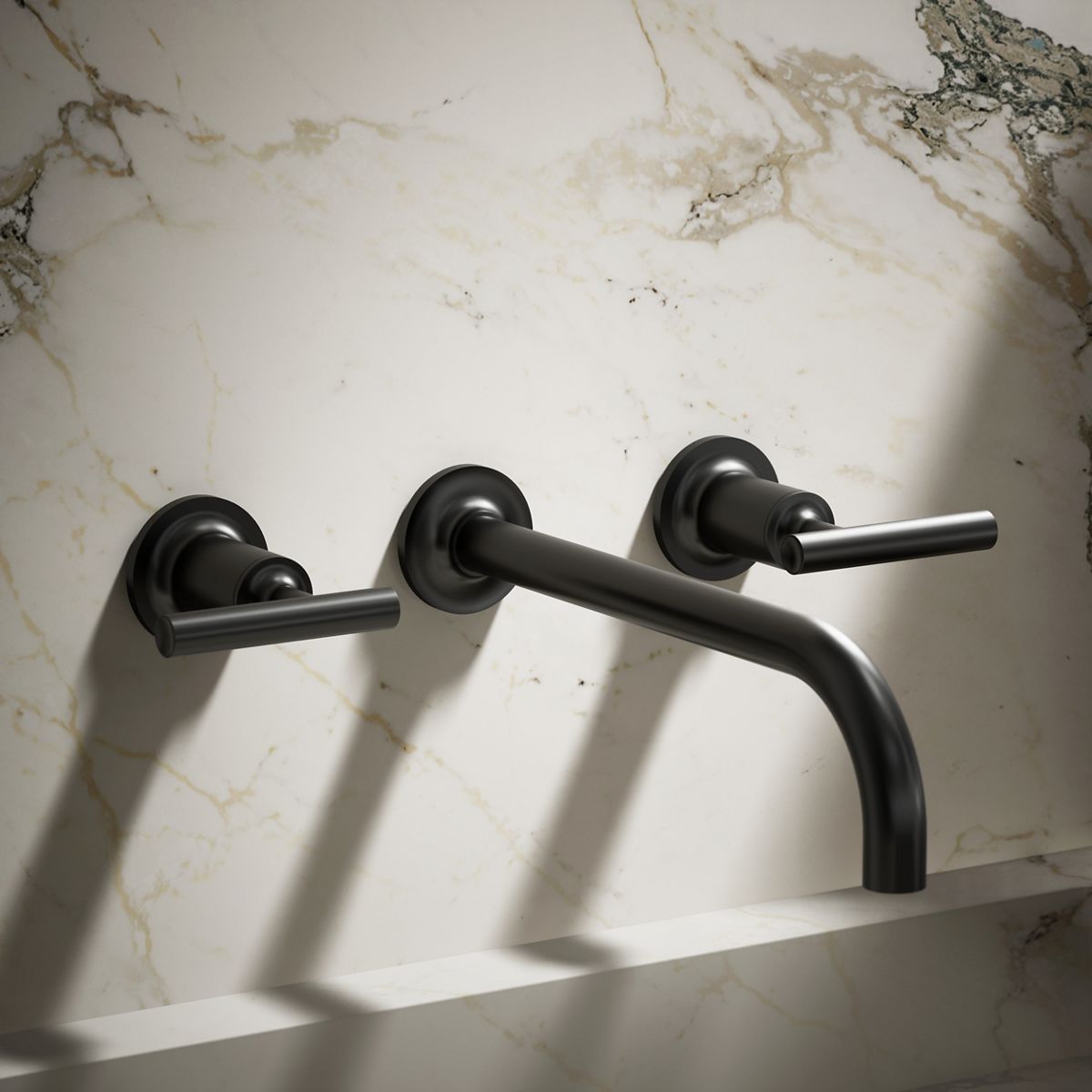 Purist® Wall-mount bathroom sink faucet trim with Lever handles, 1.2 gpm — thumbnail 2