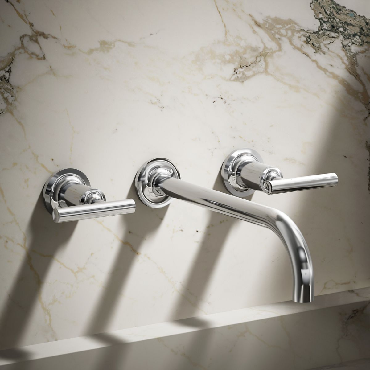 Purist® Wall-mount bathroom sink faucet trim with Lever handles, 1.2 gpm — thumbnail 2