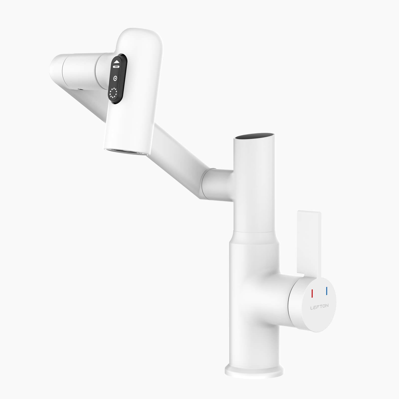 Lefton Single-Hole Rotatable Faucet with Temperature Display-BF2204 — image 1