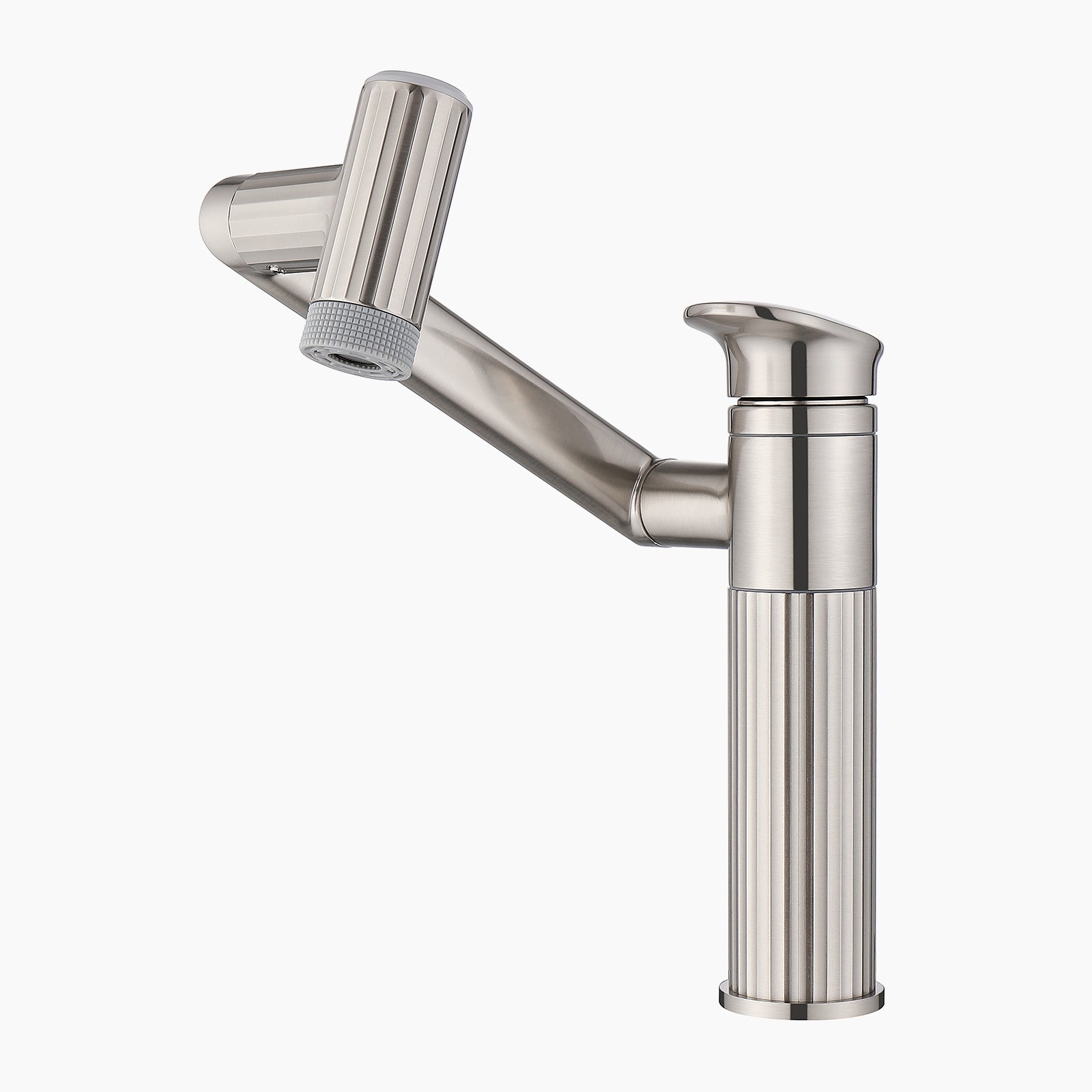 Lefton 1080° Rotatable Single-Hole Bathroom Faucet With Temperature Display-BF2208-PRO — image 1