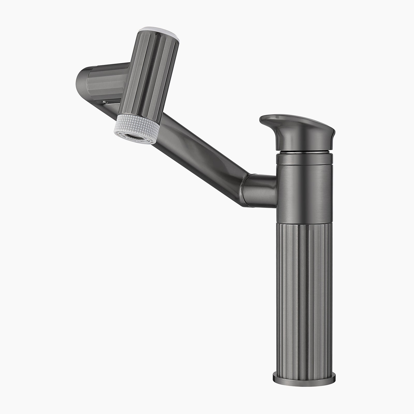 Lefton 1080° Rotatable Single-Hole Bathroom Faucet With Temperature Display-BF2208-PRO — image 1